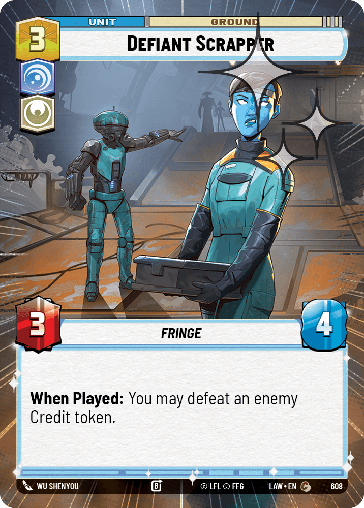 【LAW608/EN】Defiant Scrapper (Hyperspace/Foil)