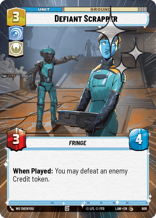 【LAW608/EN】Defiant Scrapper (Hyperspace/Foil)