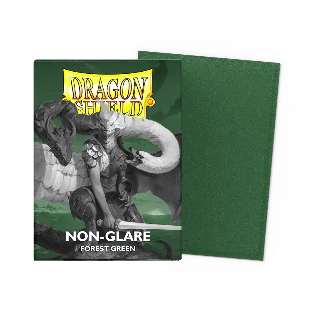 【Dragon Shield】Matte Non Glare - Forest Green(スタンダードサイズ/100枚入り)※配送方法はゆうパックをご選択ください