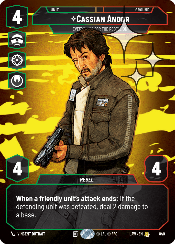 【LAW840/EN】Cassian Andor - Everything for the Rebellion(Prestige/Foil)