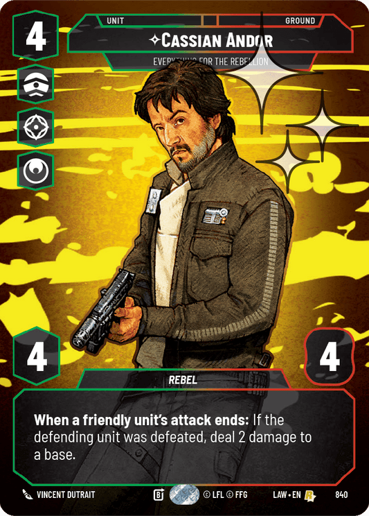 【LAW840/EN】Cassian Andor - Everything for the Rebellion(Prestige/Foil)