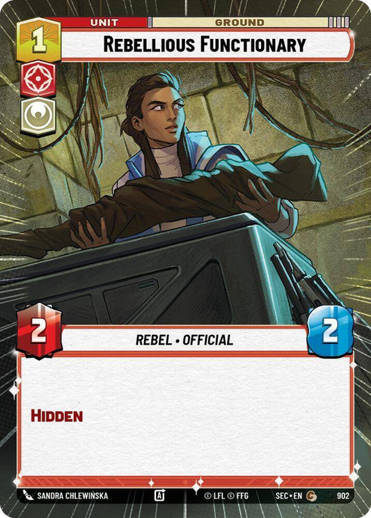 【SEC0902/EN】Rebellious Functionary (Hyperspace/Foil)