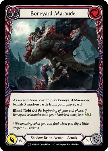 【U-MON135/EN/RF】Boneyard Marauder[Red]