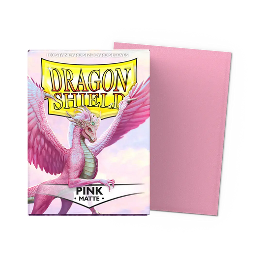 【Dragon Shield】Matte - PINK(スタンダードサイズ/100枚入り)※配送方法はゆうパックをご選択ください