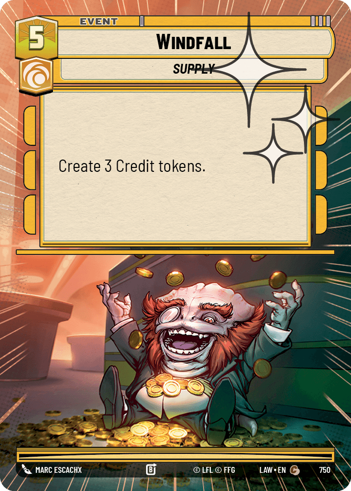 【LAW750/EN】Windfall (Hyperspace/Foil)