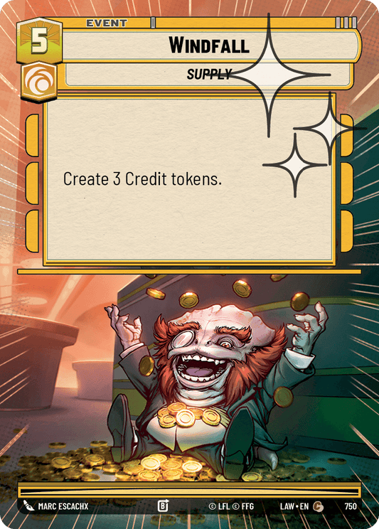 【LAW750/EN】Windfall (Hyperspace/Foil)