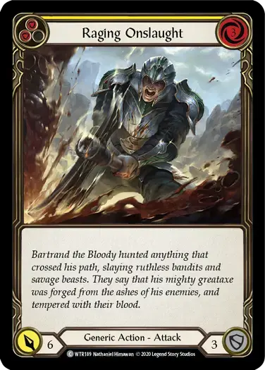 【U-WTR189/EN】Raging Onslaught[Yellow]