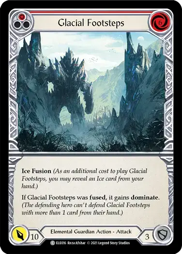 【ELE016/EN/RF】Glacial Footsteps[Red]