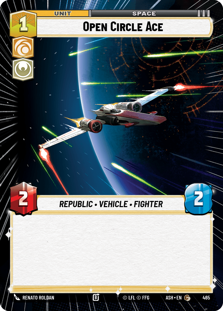 【ASH465/EN】Open Circle Ace (Hyperspace)