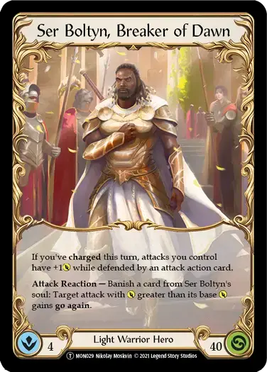 【U-MON029/EN】Ser Boltyn, Breaker of Dawn