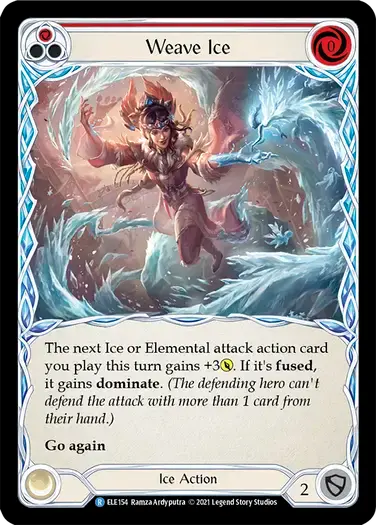 【ELE154/EN】Weave Ice[Red]