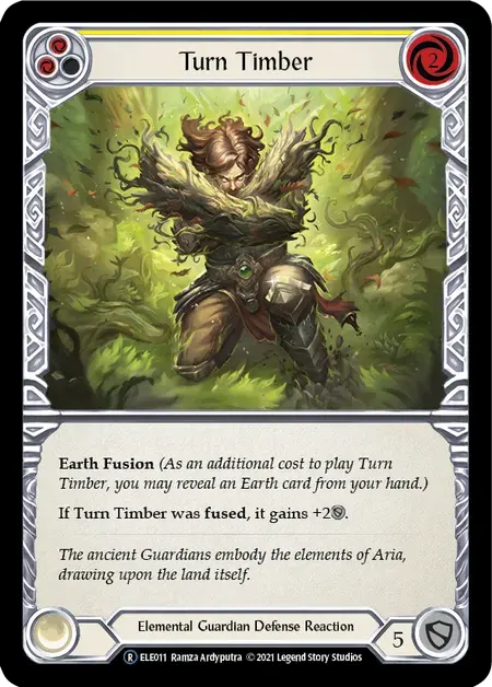 【U-ELE011/EN】Turn Timber[Yellow]