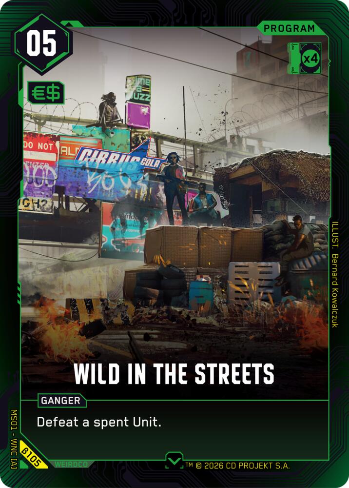 【WNCBβ105/EN】Wild in the Streets