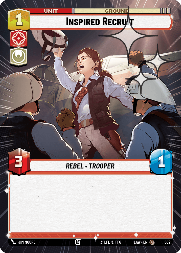 【LAW682/EN】Inspired Recruit (Hyperspace/Foil)