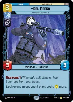 【SOR034/EN】Del Meeko - Providing Overwatch(FOIL)
