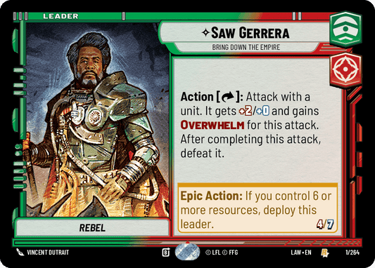 【LAW001/EN】Saw Gerrera - Bring Down The Empire