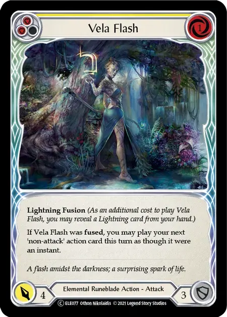【U-ELE077/EN】Vela Flash[Yellow]