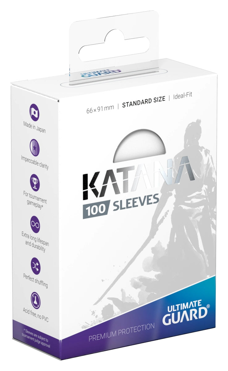 【ULTIMATE GUARD】Katana Sleeves Standard Size (100) - White※配送方法はゆうパックをご選択ください