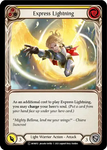 【U-MON052/EN】Express Lightning[Yellow]
