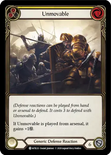 【U-WTR213/EN】Unmovable[Yellow]