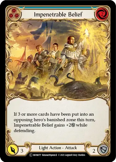【U-MON077/EN】Impenetrable Belief[Blue]