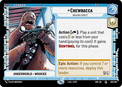 【SOR003/EN】Chewbacca - Walking Carpet