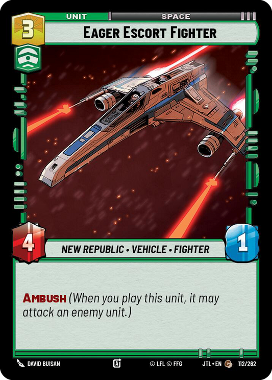 【JTL610/EN】Eager Escort Fighter(Foil)