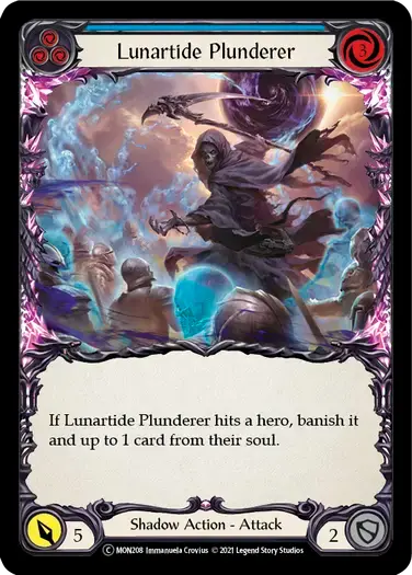 【U-MON208/EN】Lunartide Plunderer[Blue]