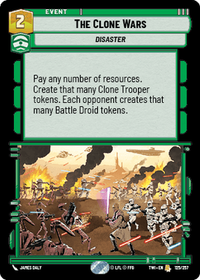 【TWI125/EN】The Clone Wars(FOIL)