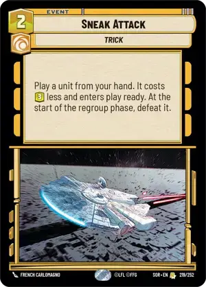 【SOR219/EN】Sneak Attack(FOIL)