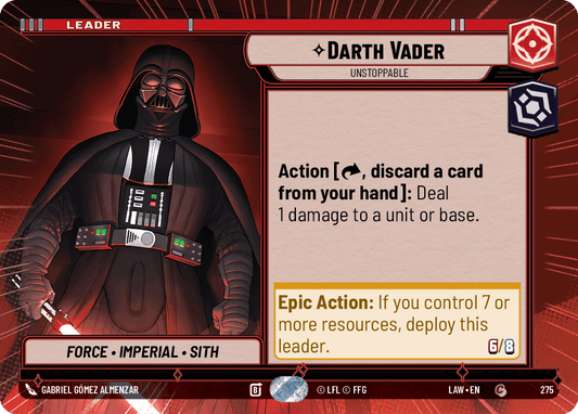 【LAW275/EN】Darth Vader - Unstoppable (Hyperspace)