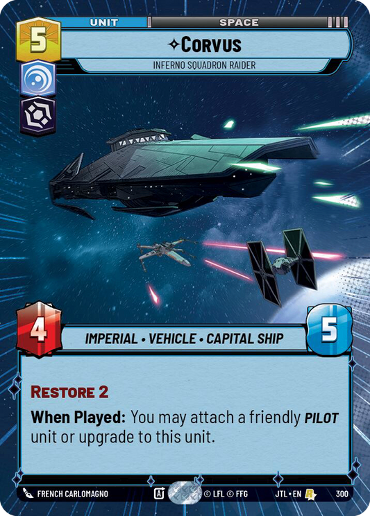 【JTL300/EN】Corvus - Inferno Squadron Raider(Hyperspace)