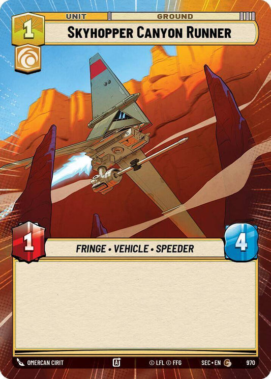 【SEC0970/EN】Skyhopper Canyon Runner (Hyperspace/Foil)