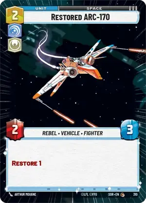 【SOR310/EN】Restored ARC-170 (HYPERSPACE)