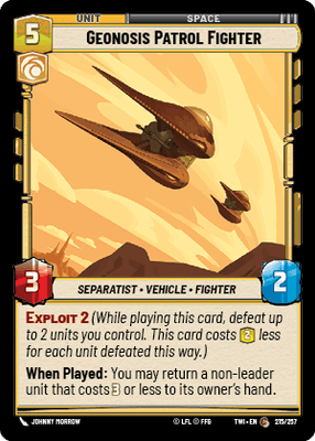 【TWI215/EN】Geonosis Patrol Fighter(FOIL)