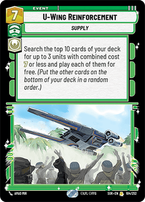 【SOR104/EN】U-Wing Reinforcement