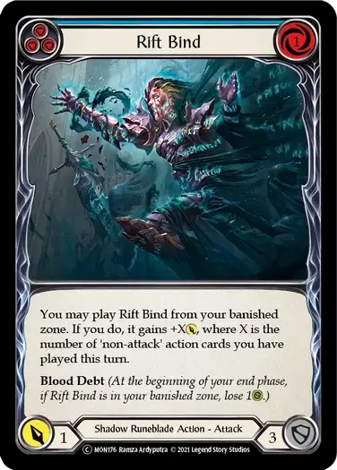 【U-MON176/EN/RF】Rift Bind[Blue]