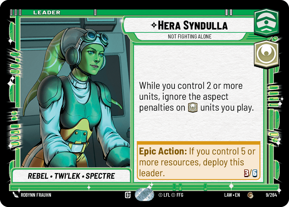 【LAW009/EN】Hera Syndulla - Not Fighting Alone