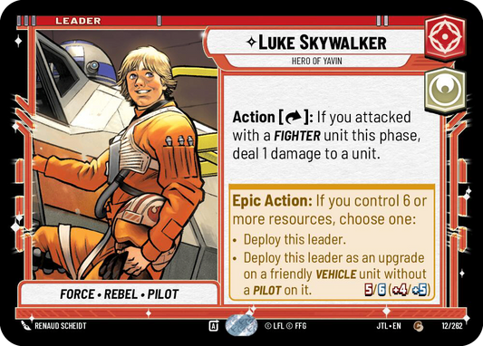 【JTL012/EN】Luke Skywalker - Hero of Yavin