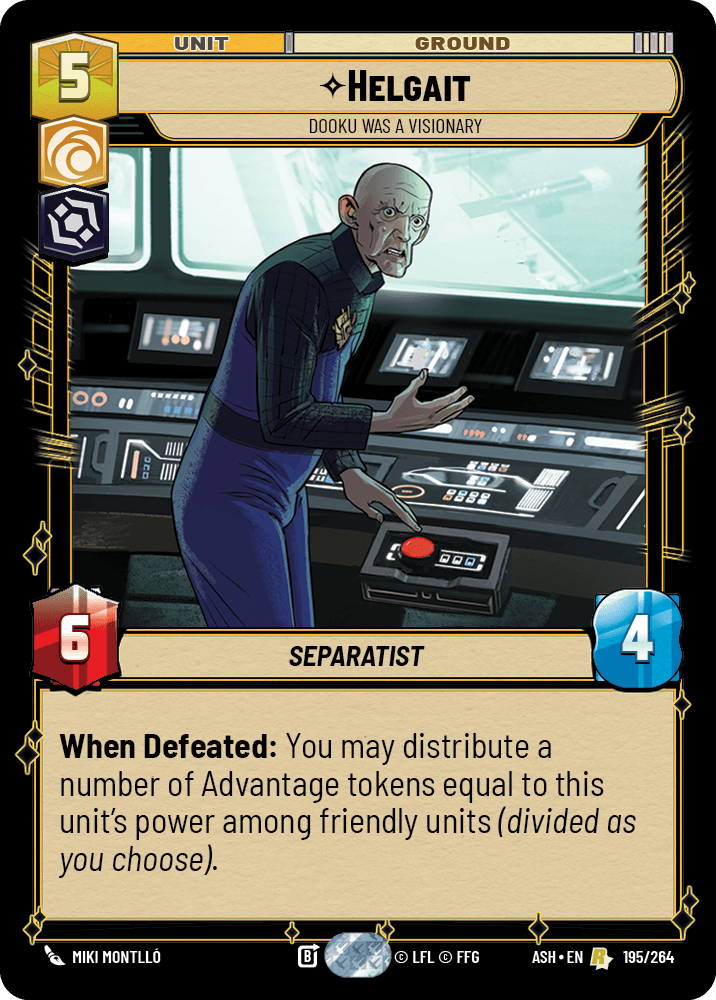 【ASH195/EN】Helgait - Dooku Was a Visionary
