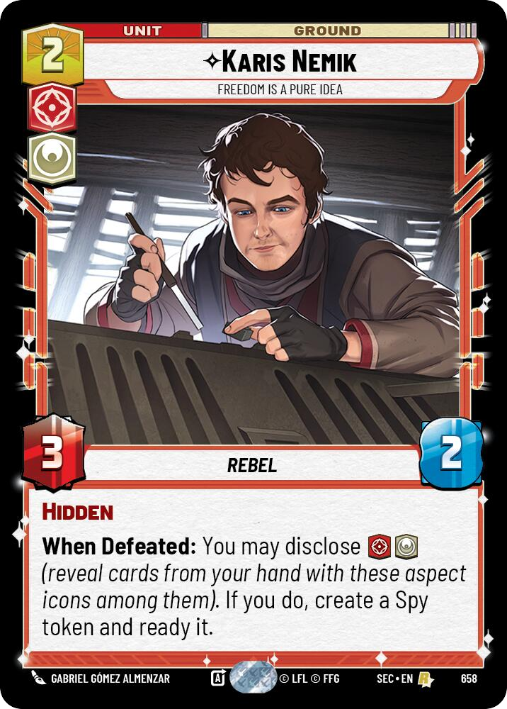 【SEC0658/EN】Karis Nemik - Freedom is a Pure Idea (Foil)