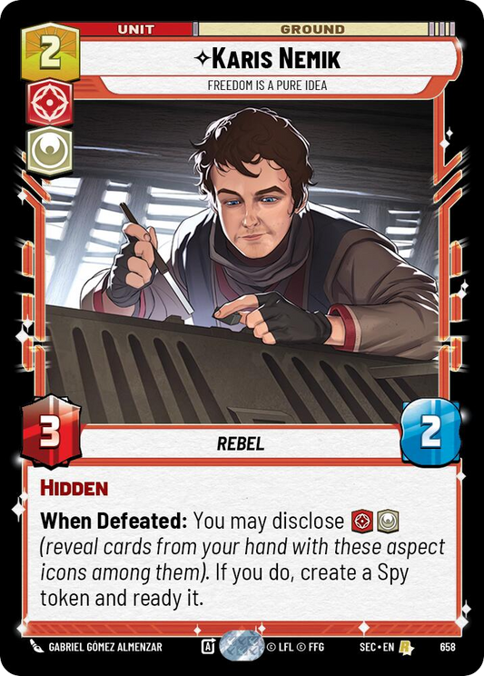 【SEC0658/EN】Karis Nemik - Freedom is a Pure Idea (Foil)