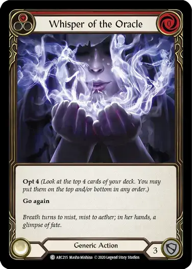 【U-ARC215/EN】Whisper of the Oracle[Red]