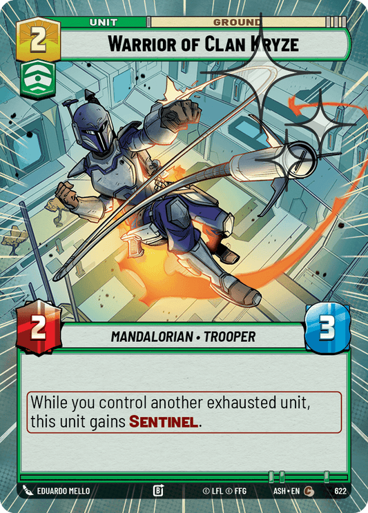 【ASH622/EN】Warrior of Clan Kryze (Hyperspace/Foil)