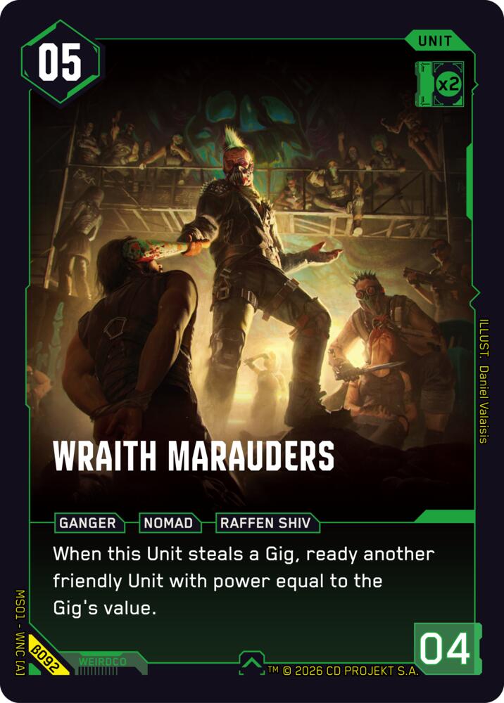 【WNCBβ092/EN】Wraith Marauders