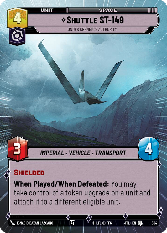 【JTL976/EN】Shuttle ST-149 - Under Krennic's Authority (HYPERSPACE/FOIL)