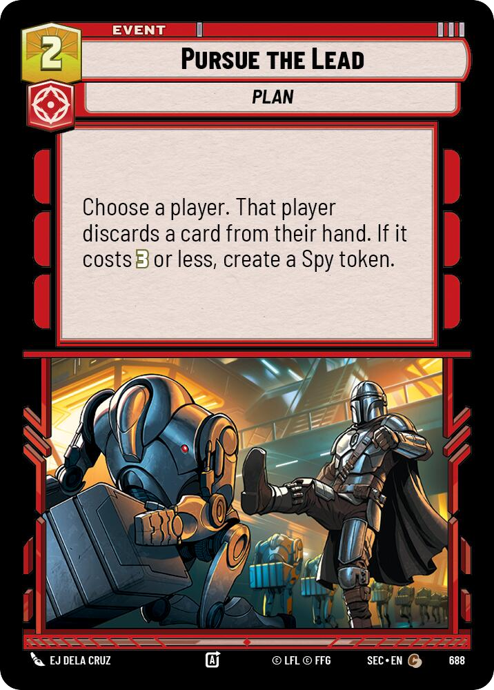 【SEC0688/EN】Pursue the Lead (Foil)