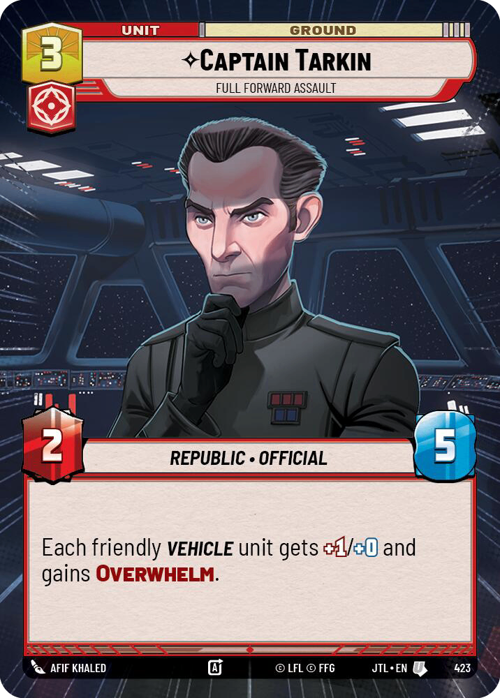 【JTL423/EN】Captain Tarkin - Full Forward Assault (Hyperspace)