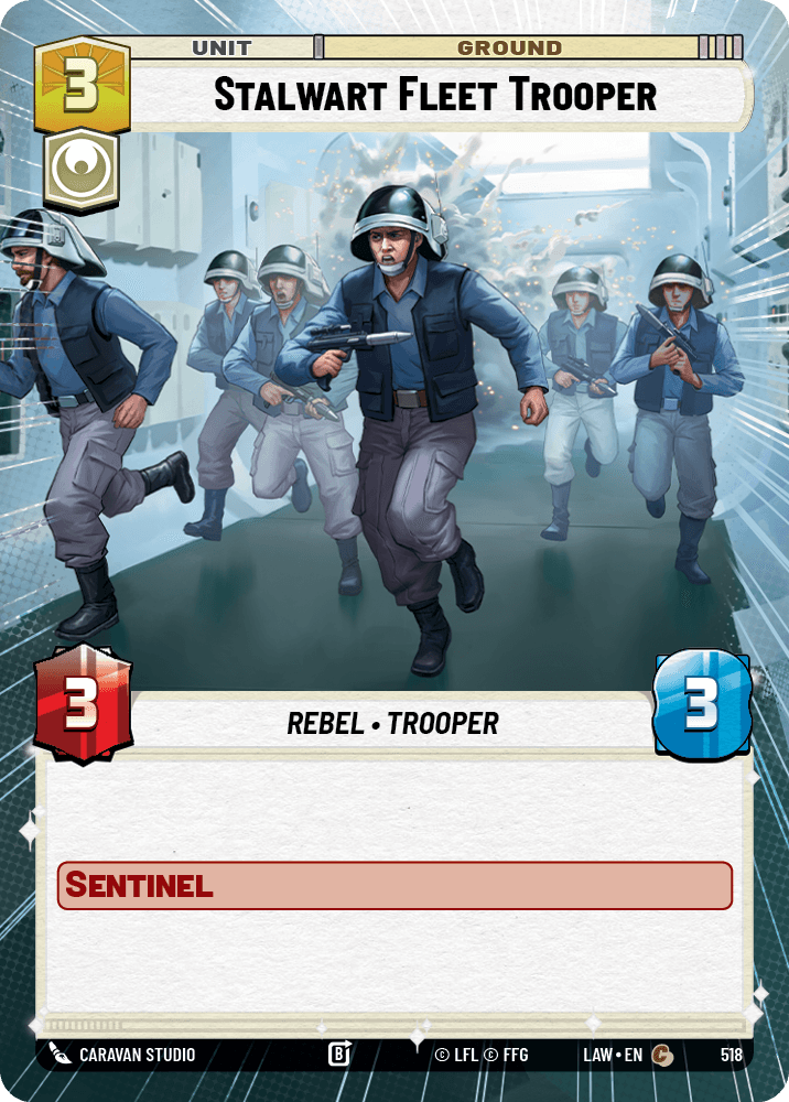 【LAW518/EN】Stalwart Fleet Trooper (Hyperspace)