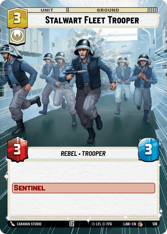 【LAW518/EN】Stalwart Fleet Trooper (Hyperspace)
